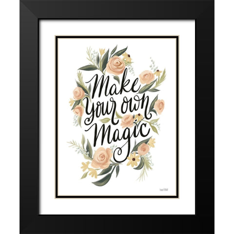 Make Your Own Magic Black Modern Wood Framed Art Print with Double Matting by House Fenway