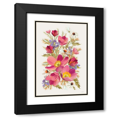 Spring Has Sprung Black Modern Wood Framed Art Print with Double Matting by House Fenway
