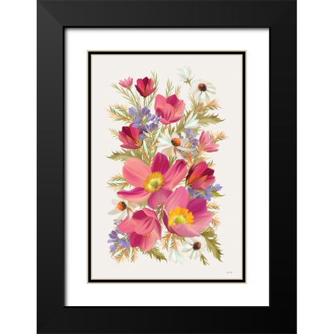 Spring Has Sprung Black Modern Wood Framed Art Print with Double Matting by House Fenway