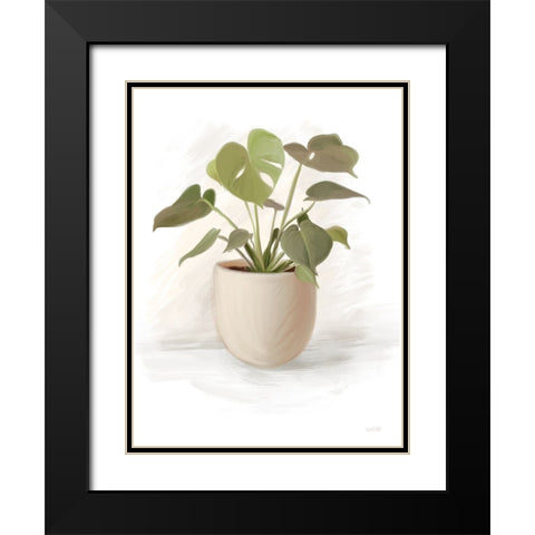 Everyday Plants II Black Modern Wood Framed Art Print with Double Matting by House Fenway