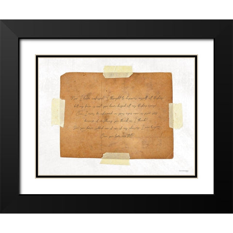 I Confess   Black Modern Wood Framed Art Print with Double Matting by Front Port Pickins