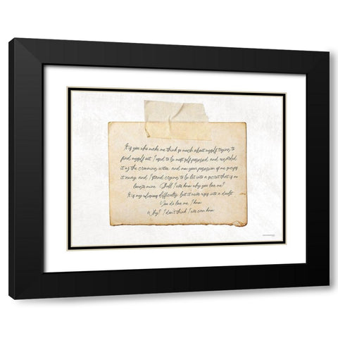 Never a Doubt    Black Modern Wood Framed Art Print with Double Matting by Front Port Pickins