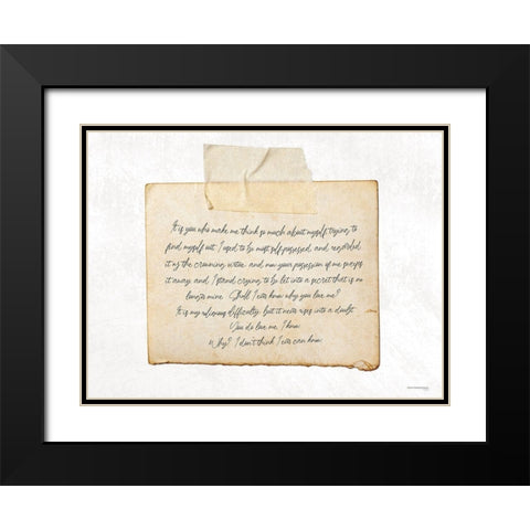 Never a Doubt    Black Modern Wood Framed Art Print with Double Matting by Front Port Pickins