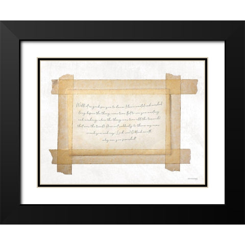 Waiting and Wishing    Black Modern Wood Framed Art Print with Double Matting by Front Port Pickins