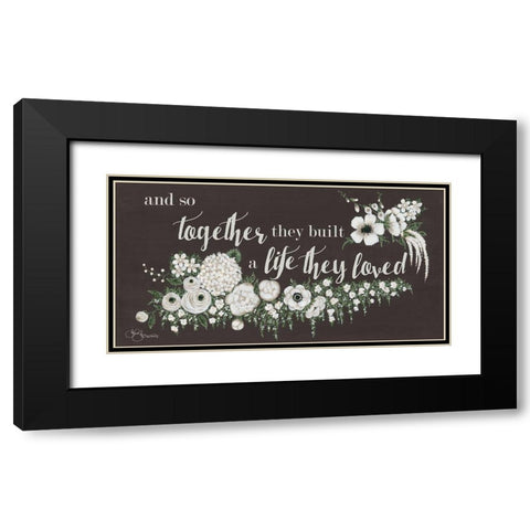 Together They Built Black Modern Wood Framed Art Print with Double Matting by Hollihocks Art