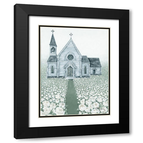 Holy Spirit Lead Me Black Modern Wood Framed Art Print with Double Matting by Hollihocks Art