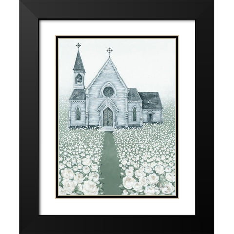 Holy Spirit Lead Me Black Modern Wood Framed Art Print with Double Matting by Hollihocks Art