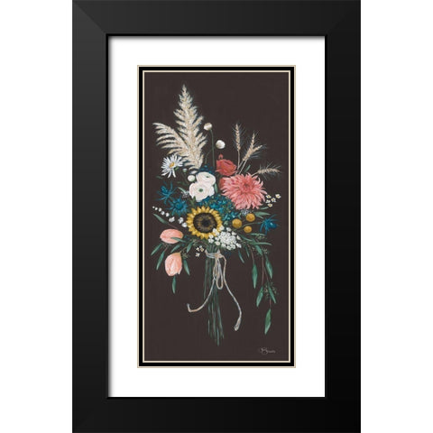 Wildflowers I Black Modern Wood Framed Art Print with Double Matting by Hollihocks Art