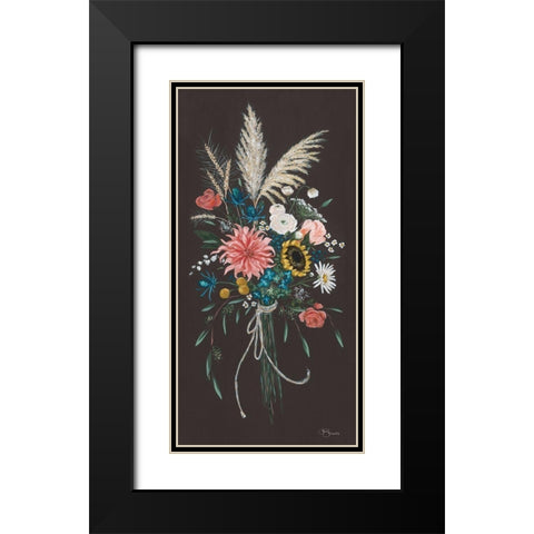 Wildflowers II Black Modern Wood Framed Art Print with Double Matting by Hollihocks Art