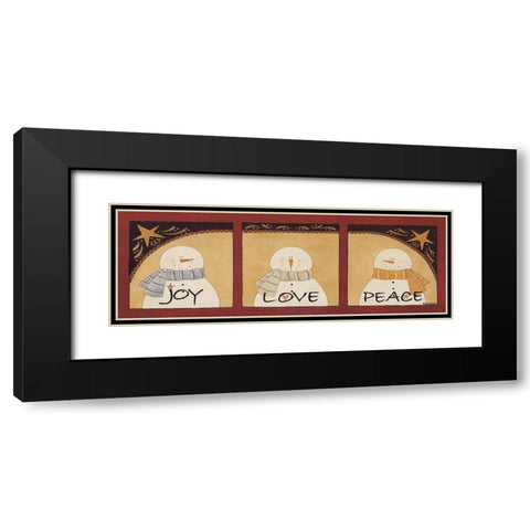 Three Wishes Black Modern Wood Framed Art Print with Double Matting by Hilliker, Lisa