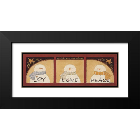 Three Wishes Black Modern Wood Framed Art Print with Double Matting by Hilliker, Lisa