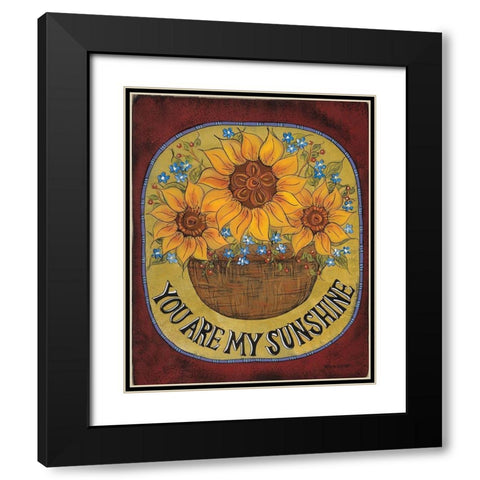 Summer Day Black Modern Wood Framed Art Print with Double Matting by Hilliker, Lisa