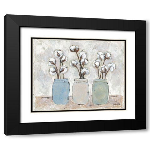 Cotton Cottage Black Modern Wood Framed Art Print with Double Matting by Holden, Jennifer