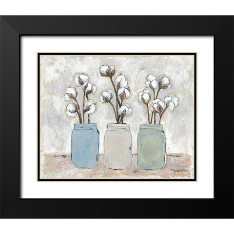 Cotton Cottage Black Modern Wood Framed Art Print with Double Matting by Holden, Jennifer