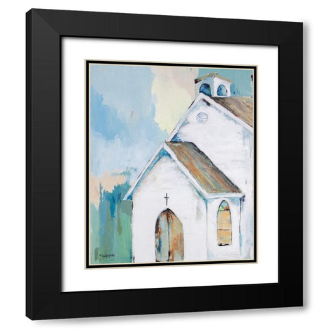 Faith of Our Fathers Black Modern Wood Framed Art Print with Double Matting by Holden, Jennifer