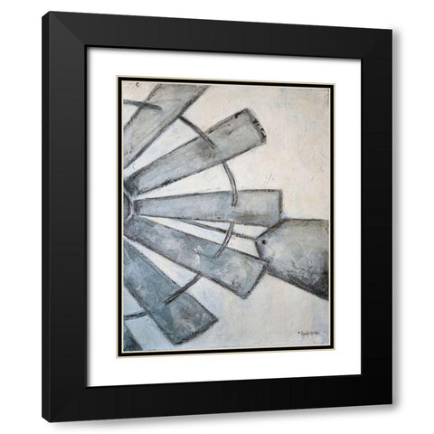 Watering Time Black Modern Wood Framed Art Print with Double Matting by Holden, Jennifer