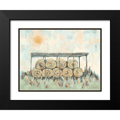 First Cutting Black Modern Wood Framed Art Print with Double Matting by Holden, Jennifer