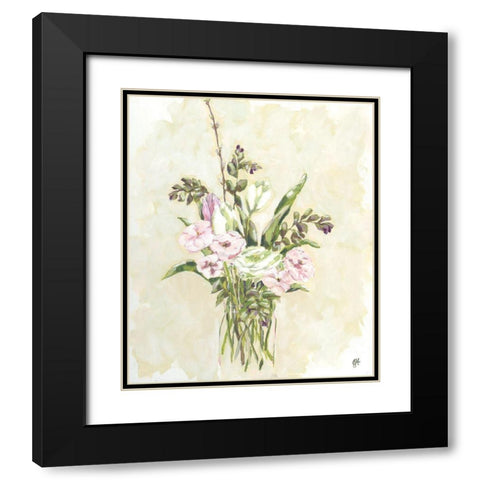 Flower Farm Bouquet I Black Modern Wood Framed Art Print with Double Matting by Holden, Jennifer