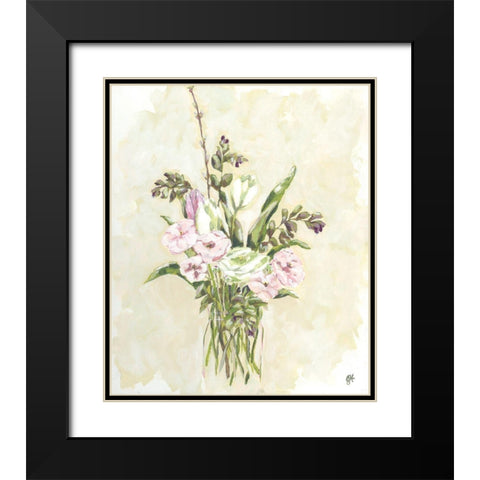 Flower Farm Bouquet I Black Modern Wood Framed Art Print with Double Matting by Holden, Jennifer