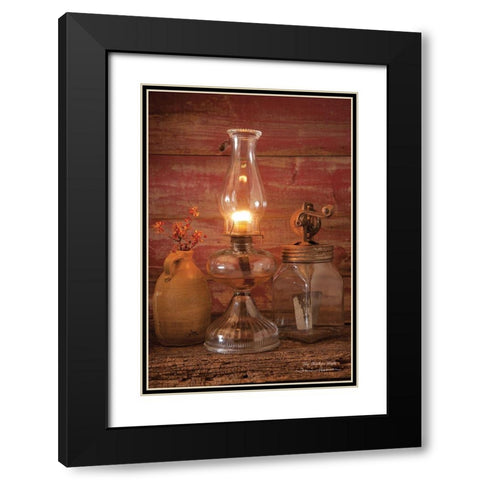 The Kitchen Light Black Modern Wood Framed Art Print with Double Matting by Hoover, Irvin