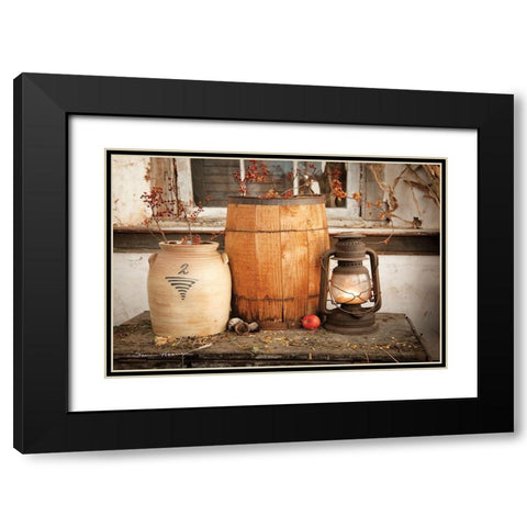 The Nail Keg Black Modern Wood Framed Art Print with Double Matting by Hoover, Irvin