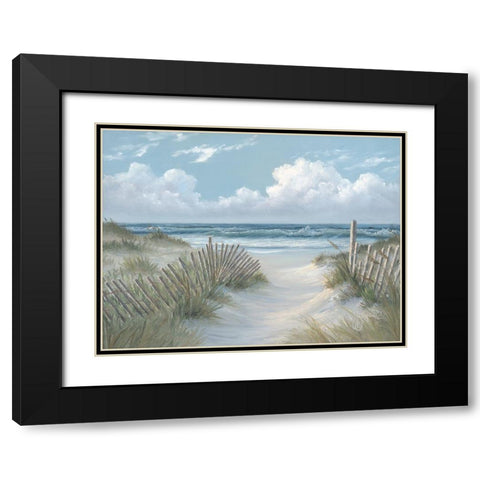 Pathway Through the Dunes Black Modern Wood Framed Art Print with Double Matting by Janisse, Georgia