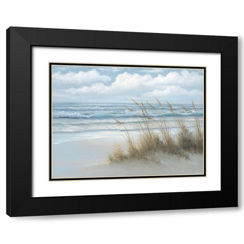 Sea Oats Black Modern Wood Framed Art Print with Double Matting by Janisse, Georgia