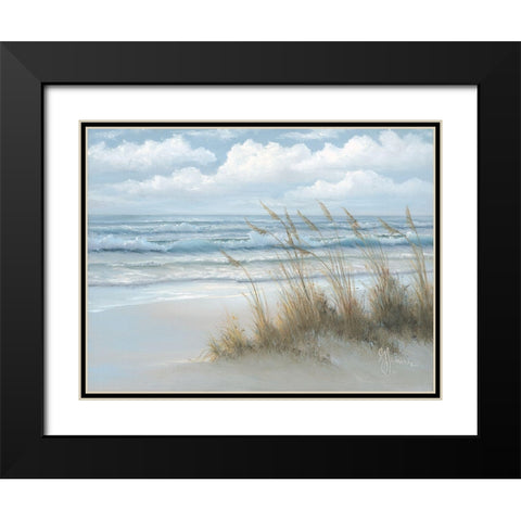 Sea Oats Black Modern Wood Framed Art Print with Double Matting by Janisse, Georgia