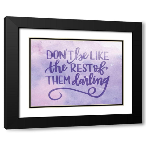 The Rest of Them Black Modern Wood Framed Art Print with Double Matting by Jaxn Blvd.