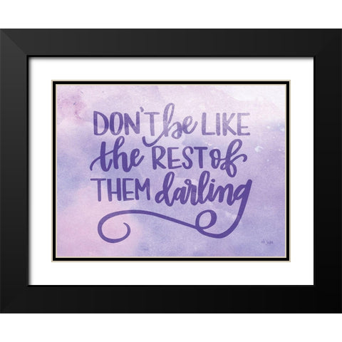 The Rest of Them Black Modern Wood Framed Art Print with Double Matting by Jaxn Blvd.