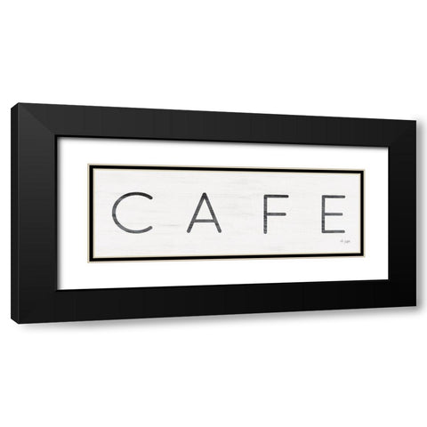 CafÃ© Black Modern Wood Framed Art Print with Double Matting by Jaxn Blvd.