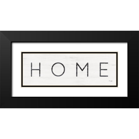 Home Black Modern Wood Framed Art Print with Double Matting by Jaxn Blvd.