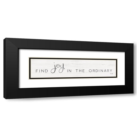 Find Joy in the Ordinary Black Modern Wood Framed Art Print with Double Matting by Jaxn Blvd.