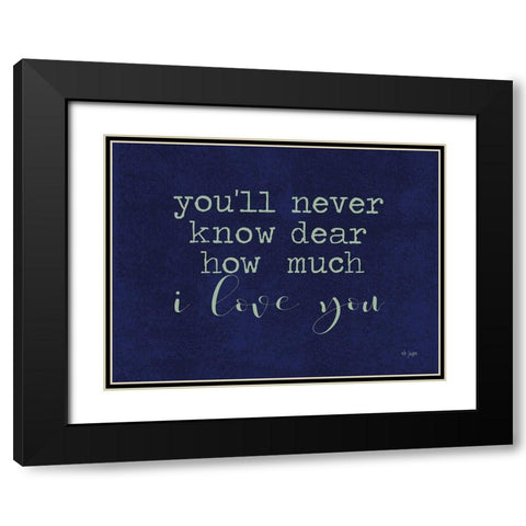 Youll Never Knowâ€¦ Black Modern Wood Framed Art Print with Double Matting by Jaxn Blvd.