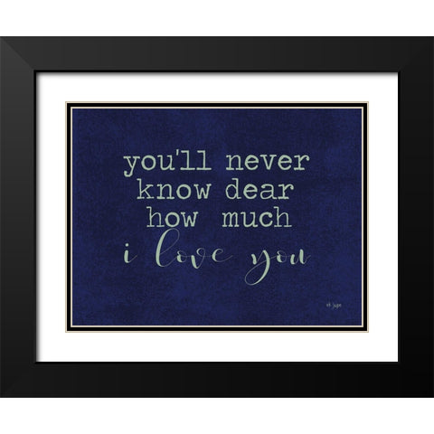 Youll Never Knowâ€¦ Black Modern Wood Framed Art Print with Double Matting by Jaxn Blvd.