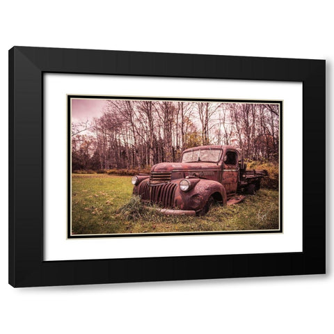 Silently Resting Black Modern Wood Framed Art Print with Double Matting by Spivey, Justin