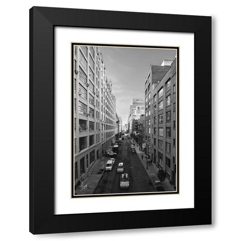 Dueling Cabs Black Modern Wood Framed Art Print with Double Matting by Spivey, Justin