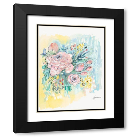Flowers for Ruby          Black Modern Wood Framed Art Print with Double Matting by Mingo, Jessica