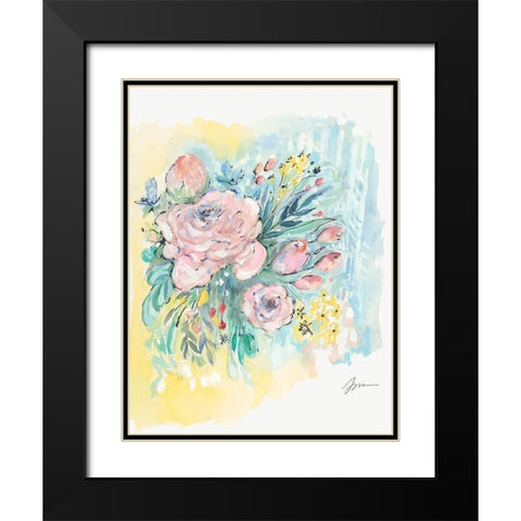 Flowers for Ruby          Black Modern Wood Framed Art Print with Double Matting by Mingo, Jessica