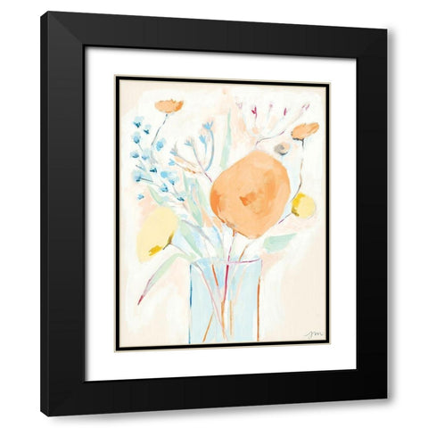 Restful Harmony I Black Modern Wood Framed Art Print with Double Matting by Mingo, Jessica