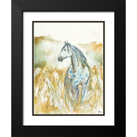 Dreams in a Field Black Modern Wood Framed Art Print with Double Matting by Mingo, Jessica