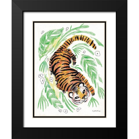 Stay Wild Black Modern Wood Framed Art Print with Double Matting by Mingo, Jessica