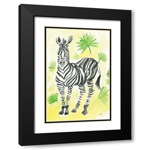 Sonny Black Modern Wood Framed Art Print with Double Matting by Mingo, Jessica
