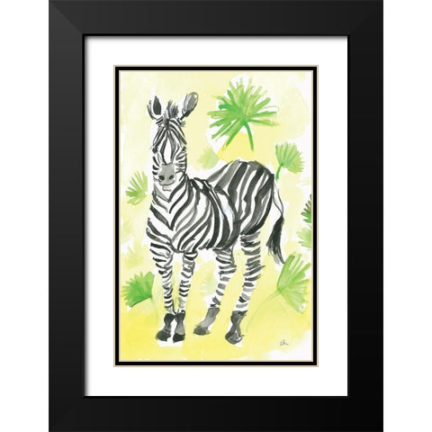 Sonny Black Modern Wood Framed Art Print with Double Matting by Mingo, Jessica