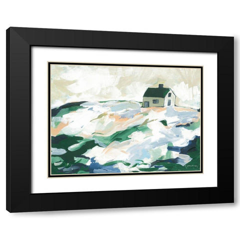Along the Irish Coast Black Modern Wood Framed Art Print with Double Matting by Mingo, Jessica