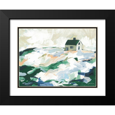Along the Irish Coast Black Modern Wood Framed Art Print with Double Matting by Mingo, Jessica