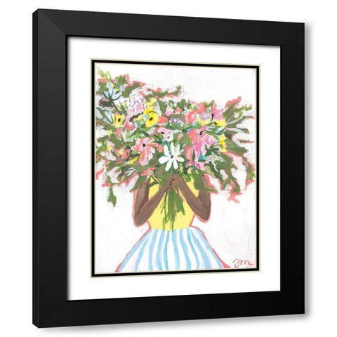 Aromatherapy   Black Modern Wood Framed Art Print with Double Matting by Mingo, Jessica