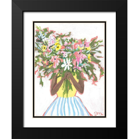 Aromatherapy   Black Modern Wood Framed Art Print with Double Matting by Mingo, Jessica