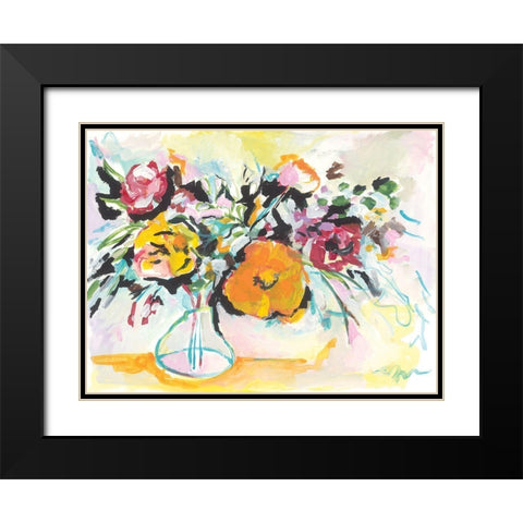Smile I Black Modern Wood Framed Art Print with Double Matting by Mingo, Jessica