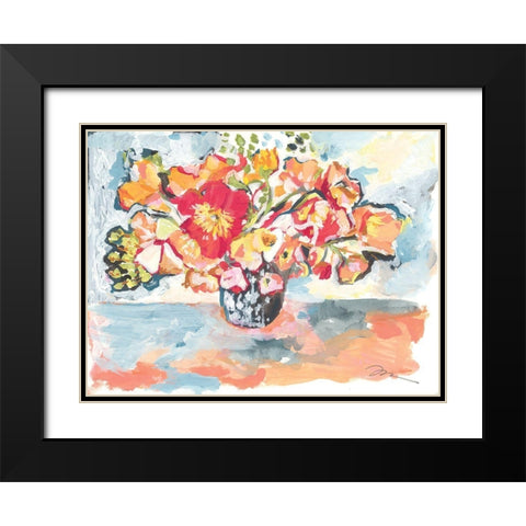 Smile II Black Modern Wood Framed Art Print with Double Matting by Mingo, Jessica